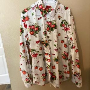 Devil’s advocate button up shirt XL
